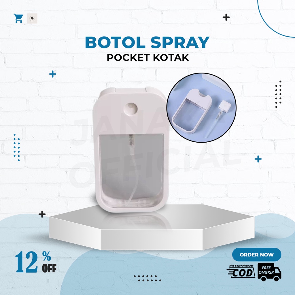 Jual Botol Spray Pocket Size Mist Spray Hand Sanitizer Parfum Cair 45