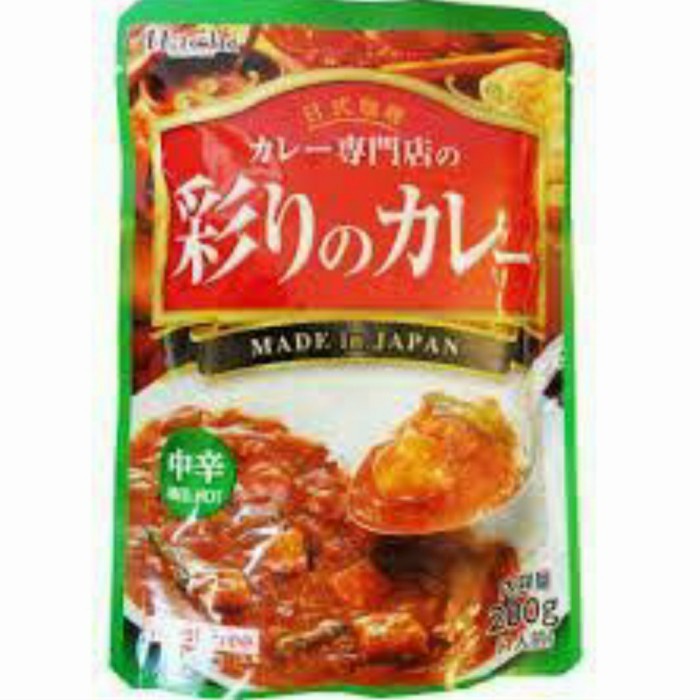 

\\\\\] HACHI IRODORI CURRY MEDIUM HOT 200gr bumbu kari Jepang