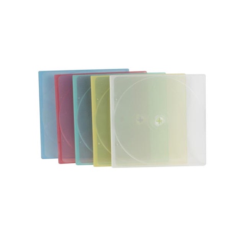 CD DVD Case Kotak Oval Plastik Single isi 1