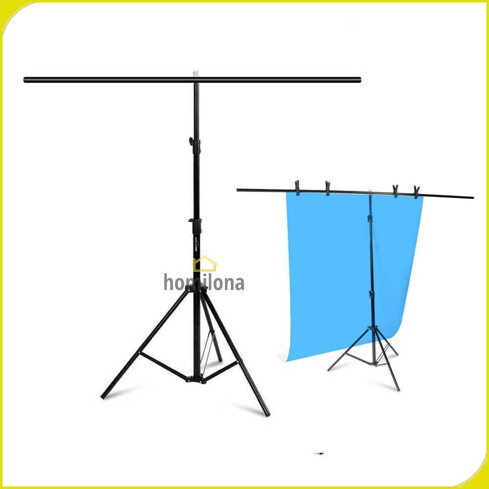 TaffSTUDIO Stand Background Backdrop T-Shape 4 Clamp - M139