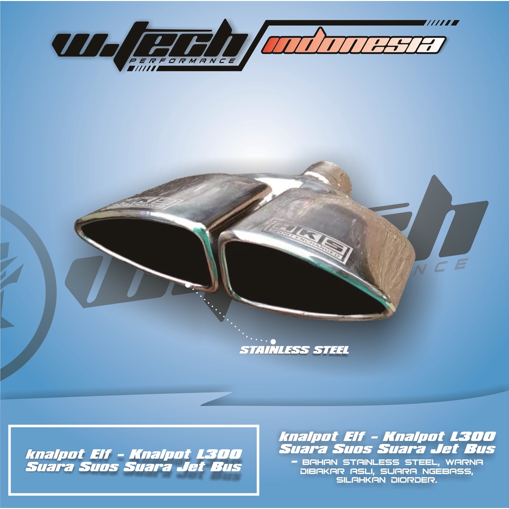 knalpot Elf - Knalpot L300 Suara Suos Suara Jet Bus WTECH