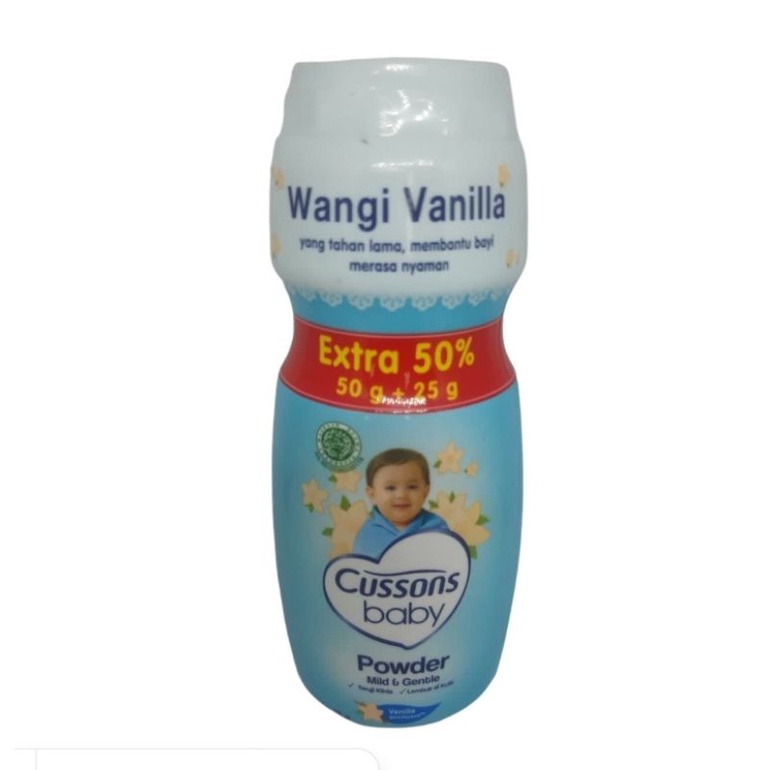 Cussons baby powder 75 gram / bedak tabur bayi cussons 75 gr / Bedak bayi cussons 75 gram