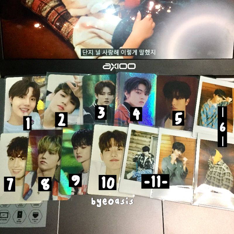 PC PHOTOCARD OFFICIAL TREASURE INSTAX LIPSS HARUTO DOYOUNG JUNKYU JUNGHWAN MASHIHO JIHOON