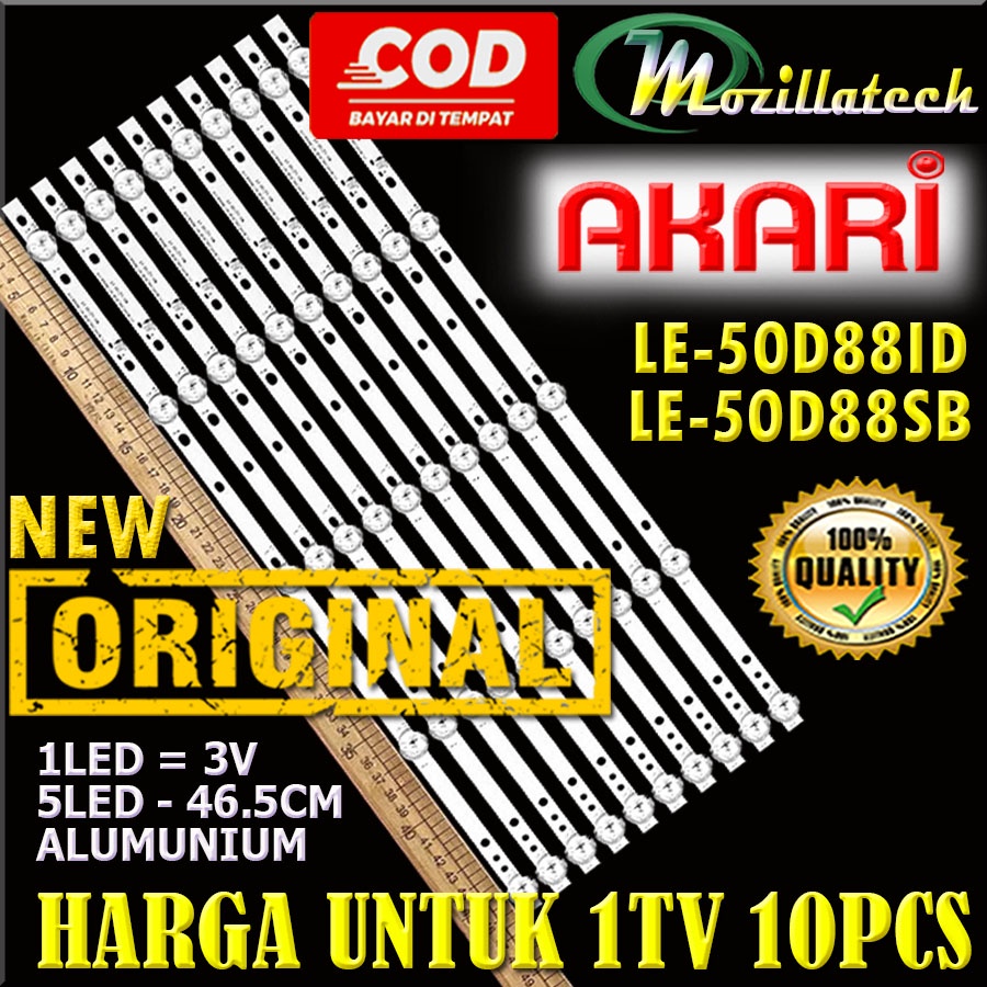 BACKLIGHT AKARI 50  LE-50D88 LE-50D88ID LE-50D88SB 50D88 50D88ID 50D88SB  LE50D88 LE50D88ID LE50D88SB 50INCH