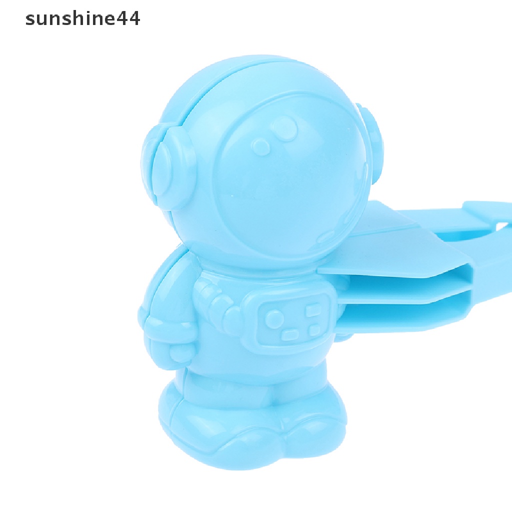 Sunshine 1pcs Pembuat Bola Salju Klip Plastik Anak-Anak Outdoor Pasir Snow Ball Cetakan Mainan Melawan.