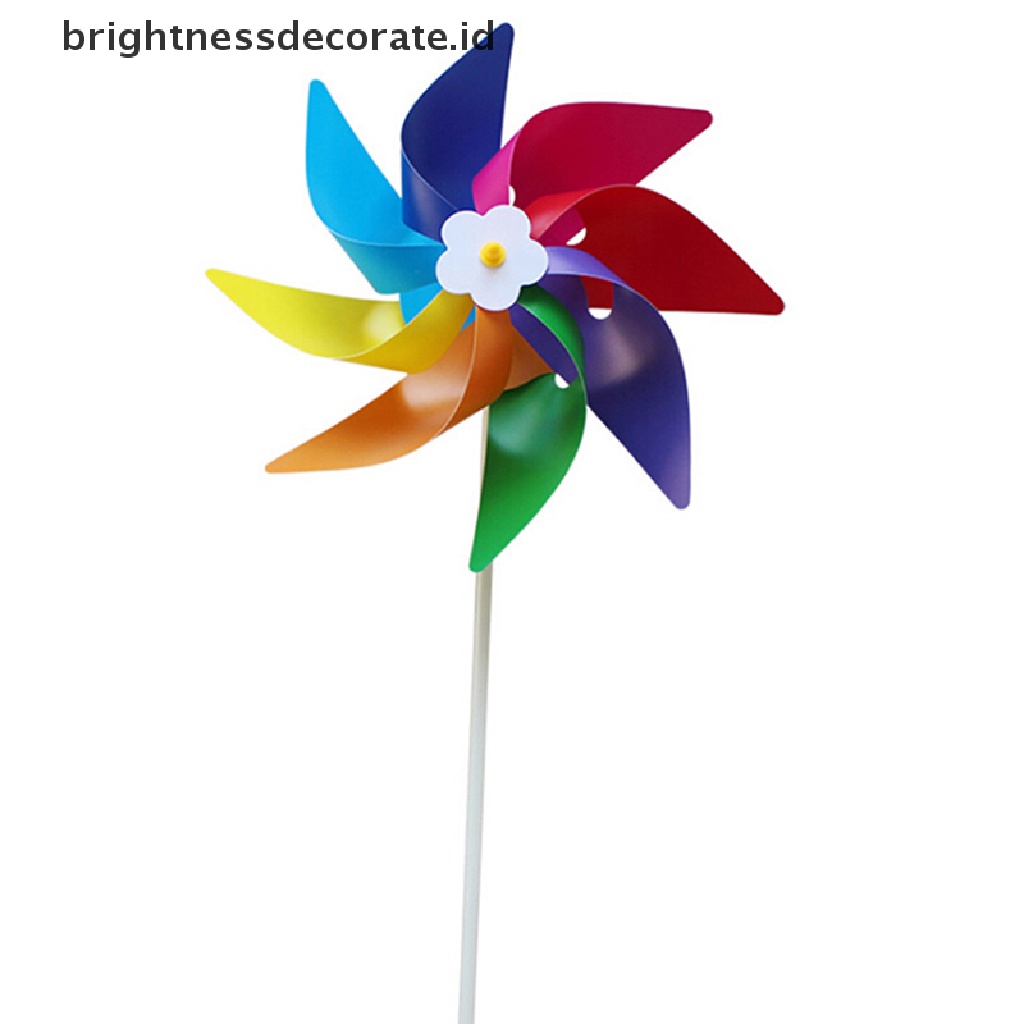 [Birth] Taman Halaman Pesta Outdoor Kincir Angin Angin Spinner Ornamen Dekorasi Mainan Anak [ID]