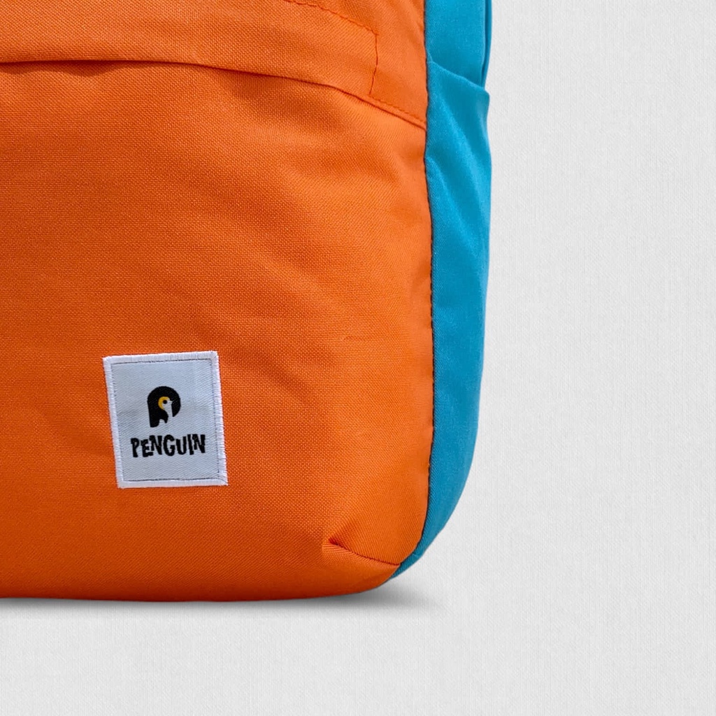 Tas Ransel Backpack Bluesea Orange Fruit Penguin M2