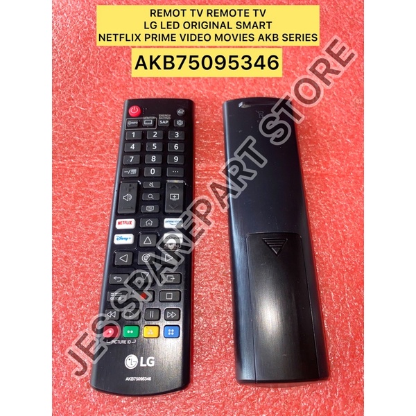 REMOTE TV  LG LED ORIGINAL SMART NETFLIX PRIME VIDEO AKB75095346