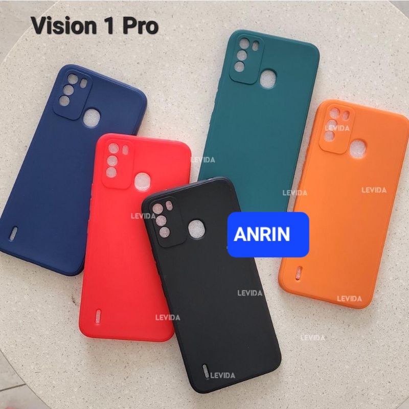VISION 1 PRO A26 A37 MACARON SQUARE CASING SOFTCASE SILIKON