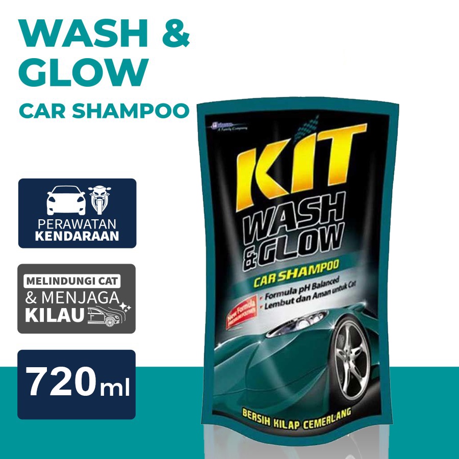 KIT Wash &amp; Glow Pouch 720 ml / Hilangkan Kotoran Dan Minyak Dengan Busa Melimpah / DSM