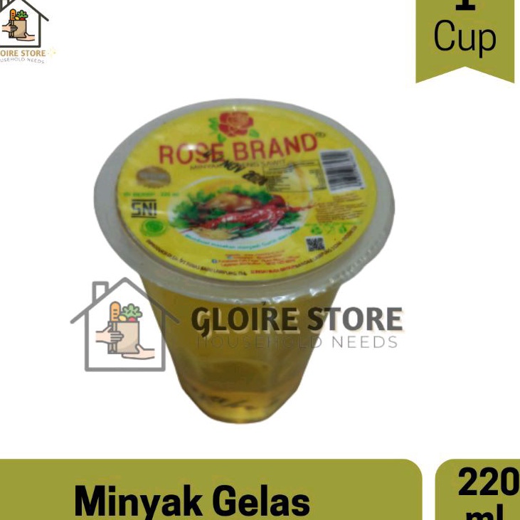 

ROSE BRAND Minyak Gelas Cup 220mL (ONN/E.r)