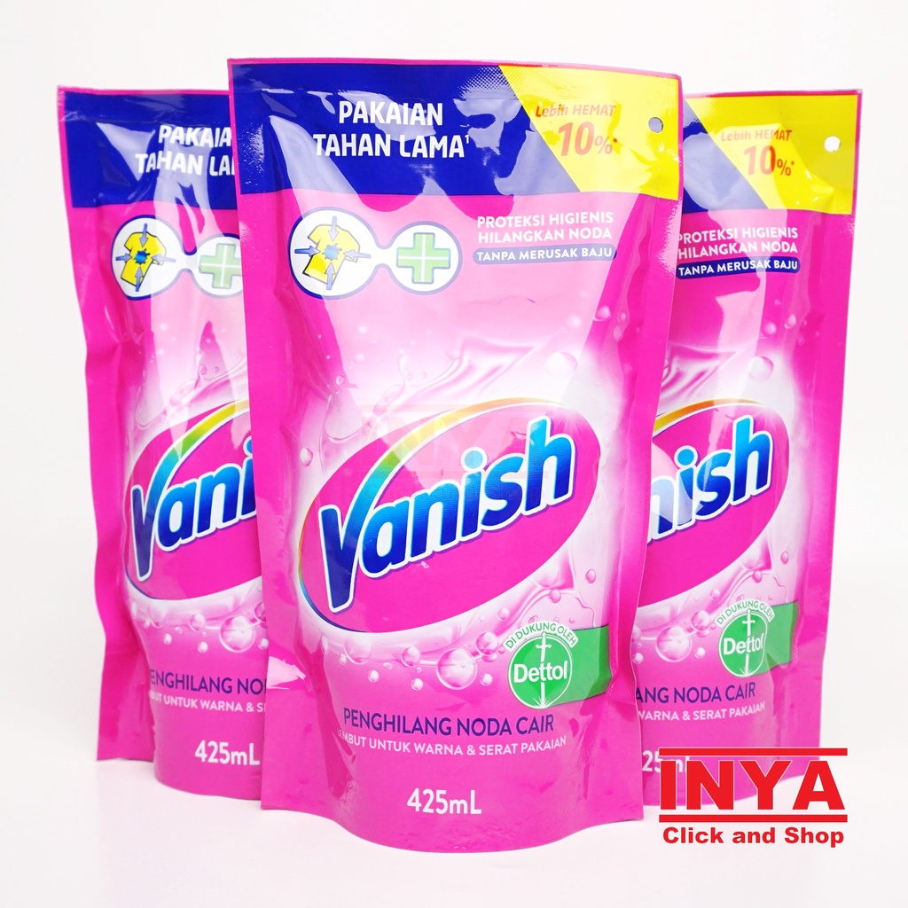 VANISH CAIR PENGHILANG NODA 425ml - Cairan Laundry Pakaian &amp; Kain