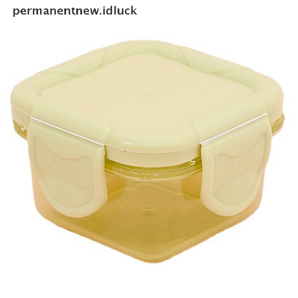 [luckypermanentnew] Kotak Penyimpanan Mini Lunch Box Fresh Box Portable Kemasan Makanan Anti Bau Box [ID]