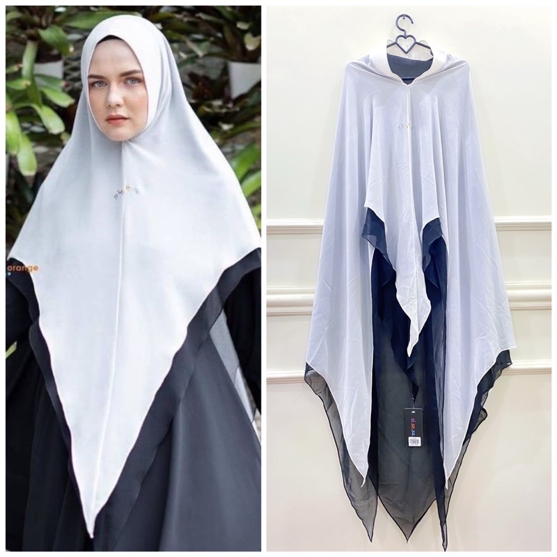 Khimar sisesa broken white