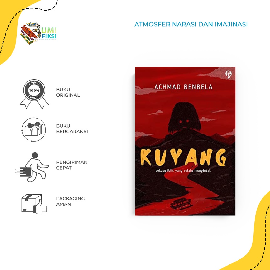 Buku Novel Horor Kuyang - Achmad Benbela // Novel Pesta Bunuh Diri - Daniel Ahmad - Gagasmedia - Bum