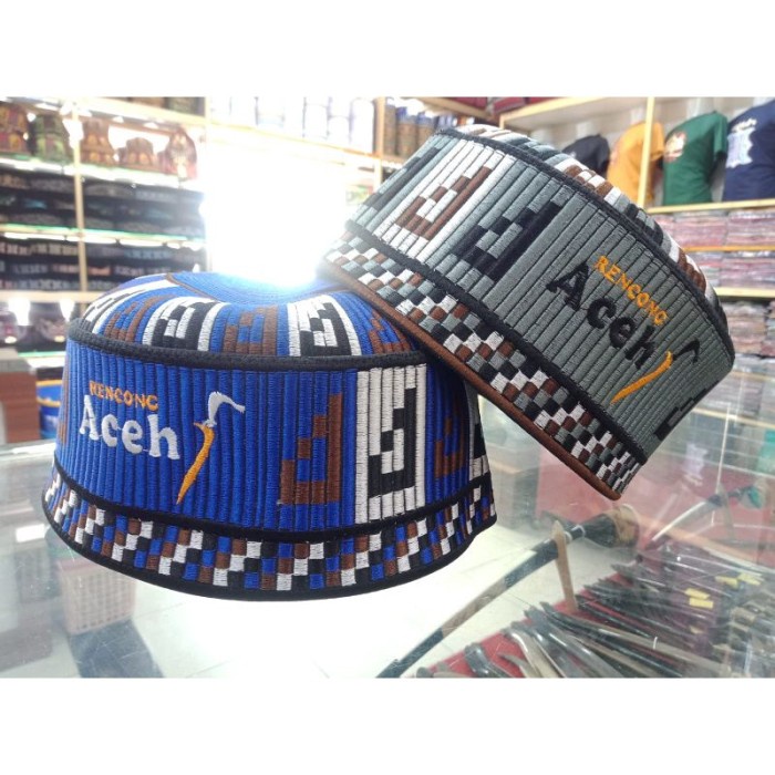 peci | kupiah meukeutop BARU motif rencong Aceh