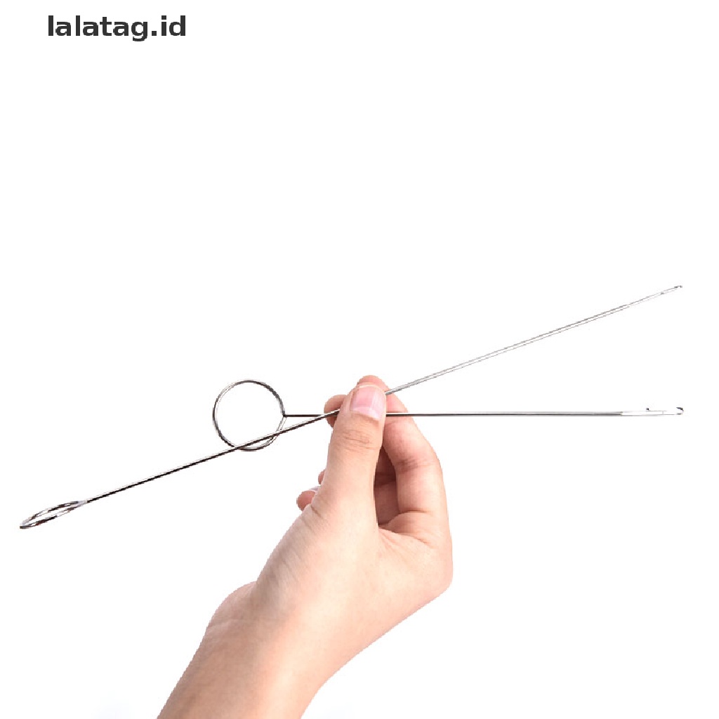 [lalatag] Stainless Steel Jahit Loop Turner Hook Bordir DIY Alat Kerja [ID]