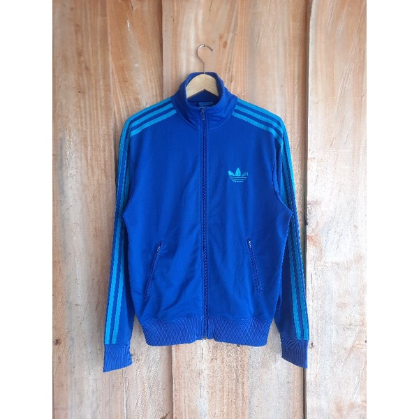 tracktop adidas firebird blue x tosca second original