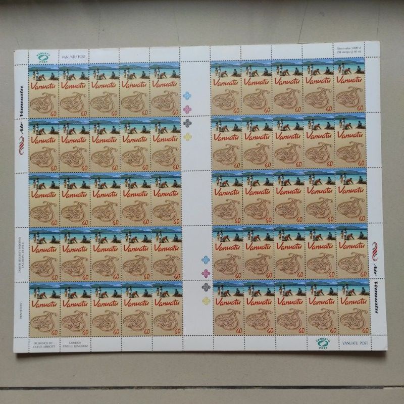 

Perangko Vanuatu Sheet isi 50 pcs