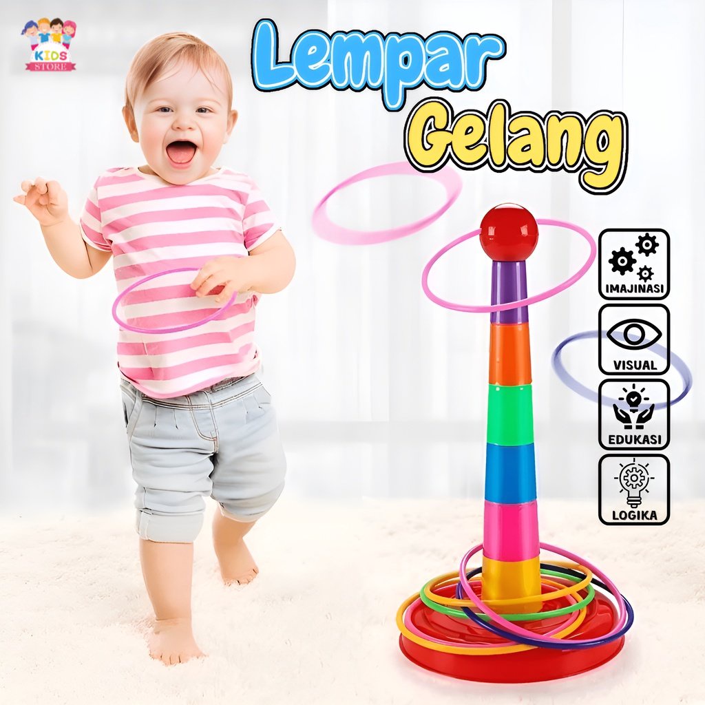 Lempar Gelang Ring Game | Mainan Seru Untuk Keluarga | Kado Ulang Tahun Anak Perempuan | Permainan Bersama Teman