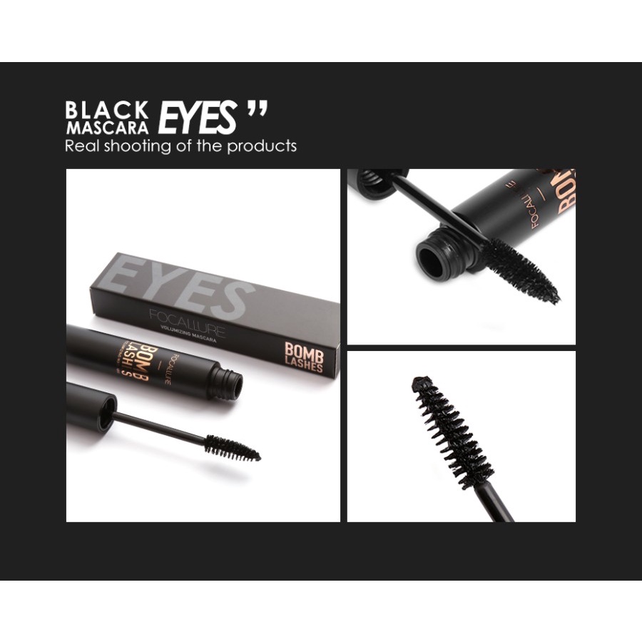 FOCALLURE Bomb Lashes Volumizing Mascara Tahan Air Tahan Lama FA44