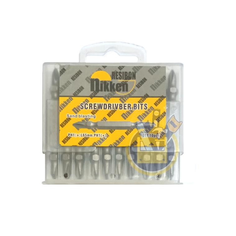 NIKKEN Mata Obeng Angin PH1 x 65mm Screwdriver Bits Magnet PH 1 x 65 Mm Screwdriver Bits ( ECER )