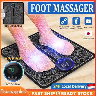 Japan Foot Massage Mat / EMS Pijat Kaki EMS Pad Mat / Akupunktur Pengisian Meningkatkan Sirkulasi Darah Meredakan Sakit