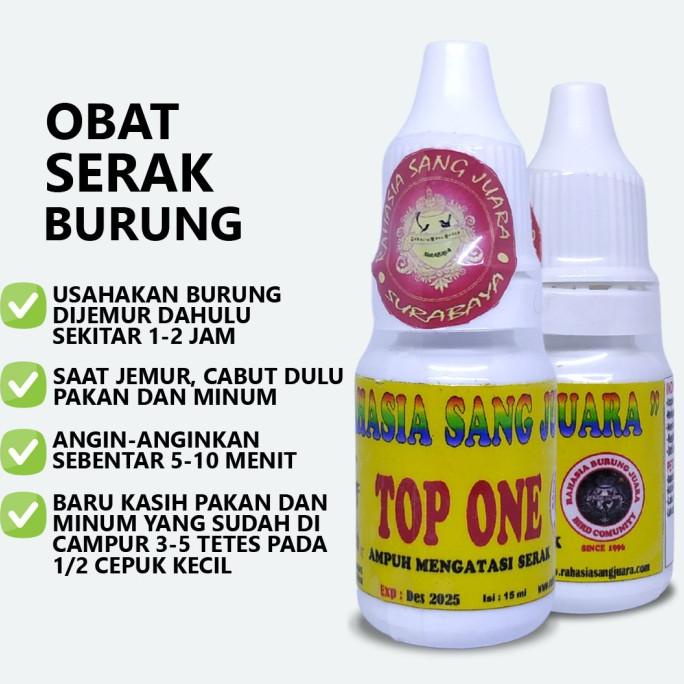 OBAT ANTI SERAK BURUNG MURAI KENARI LOVEBIRD KACER CUCAK IJO PLECI