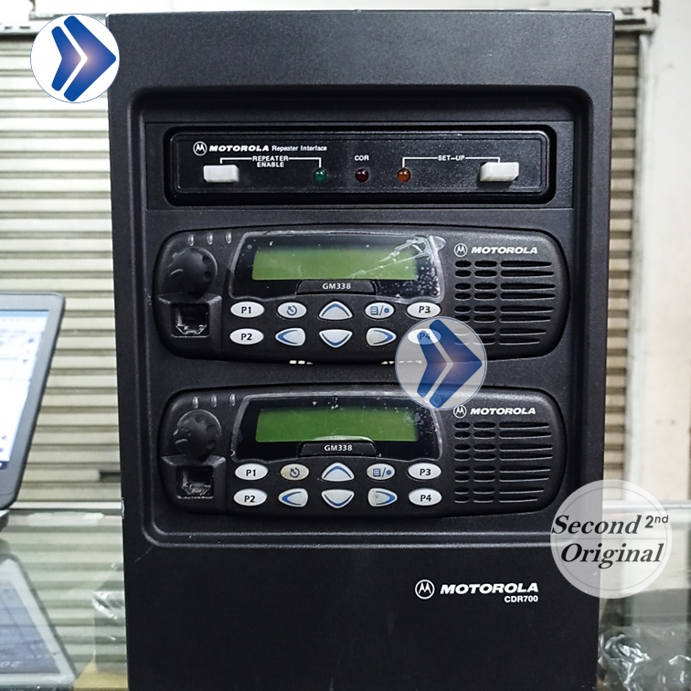 REPEATER MOTOROLA CDR700 BEKAS PAKAI SIAP PANCAR UHF 400-470MHz