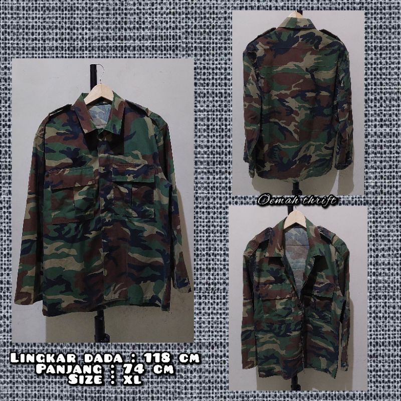 Jaket Parka Loreng Model M65.