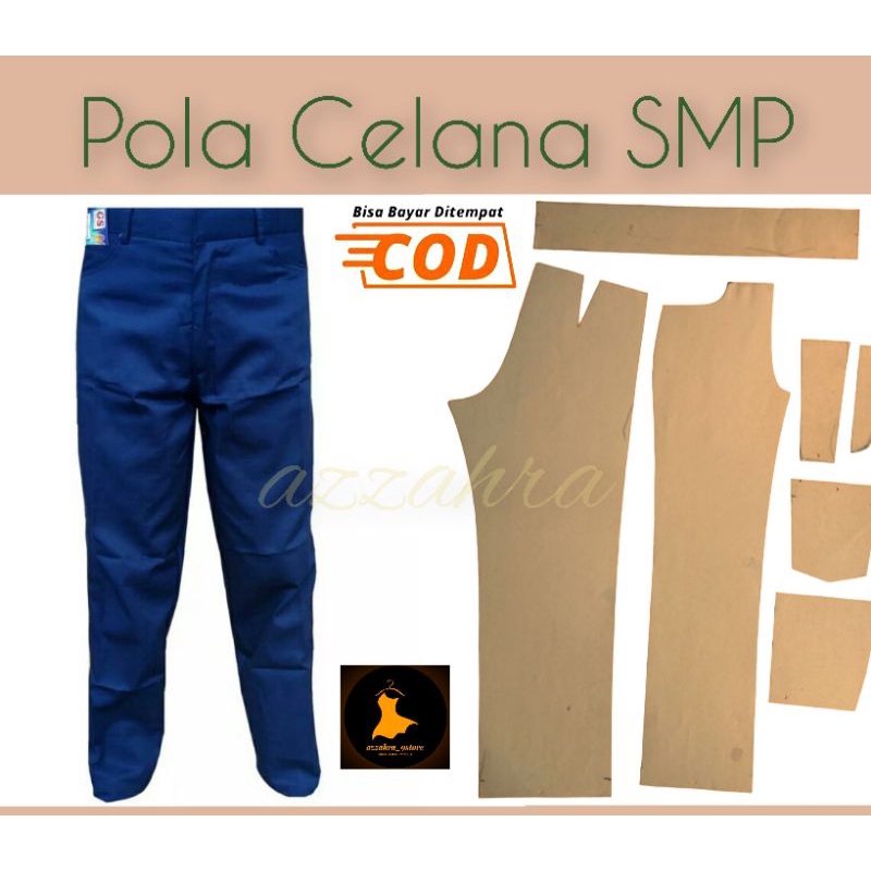POLA INSTAN,POLA CELANA SMP,CELANA SEKOLAH SMP