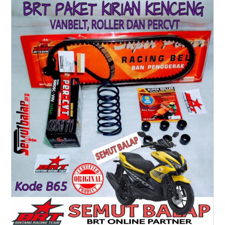 BRT RACING PAKET KIRIAN AEROX BRT RACING PAKET UPGRADE NMAX 2021 BRT RACING PAKET PER CVT AEROX NEW 