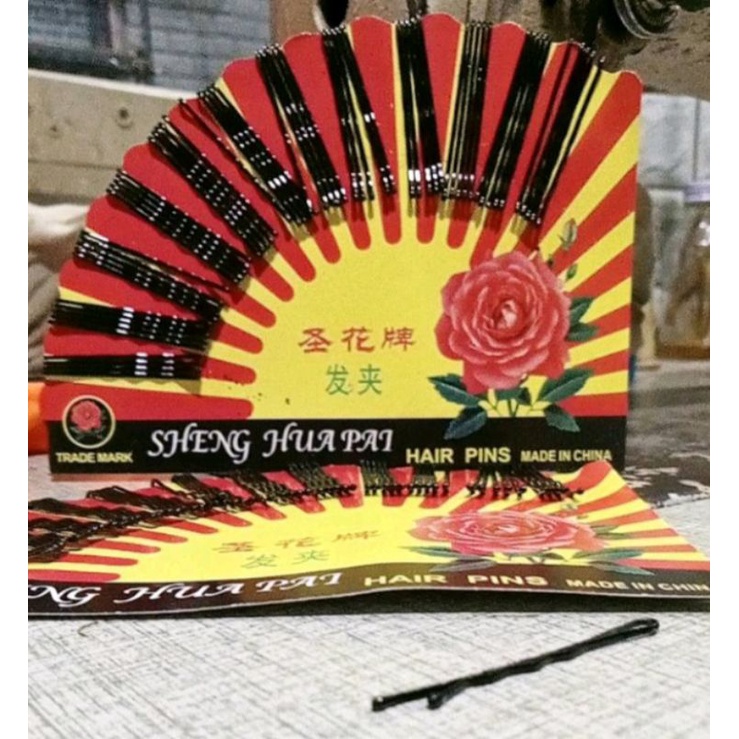 jepitan lidi hitam/jepitan rambut lidi hitam