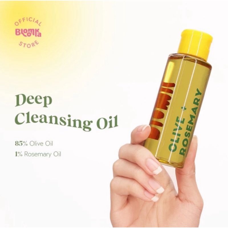 Bloomka Olive + Rosemary Deep Cleansing Oil (make up/komedo/kering)