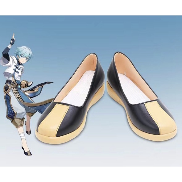 Anime Game Genshin Impact Chongyun Cosplay Shoes Boots Halloween Carnival Cosplay Costume Accessorie