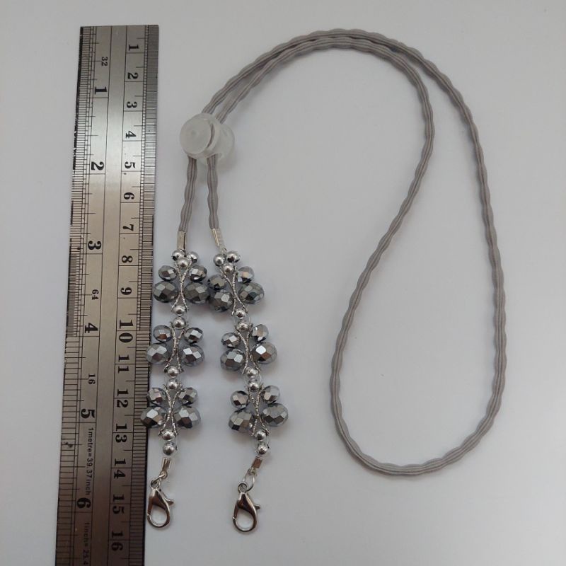 Kalung Masker - Strap Masker - Tali Masker - Kalung Gantungan Masker kristal