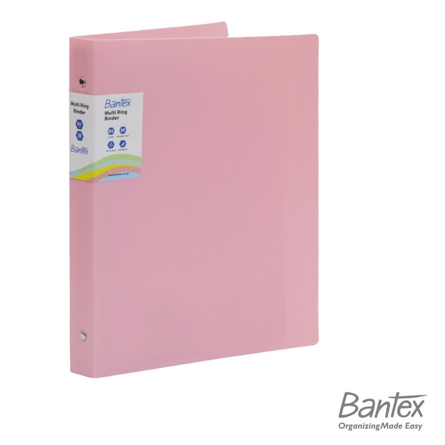 

Langsung Kirim Bantex B5 Trendy Multi Ring Binder 26 Hole Musky Pink 3126 74 04J!!