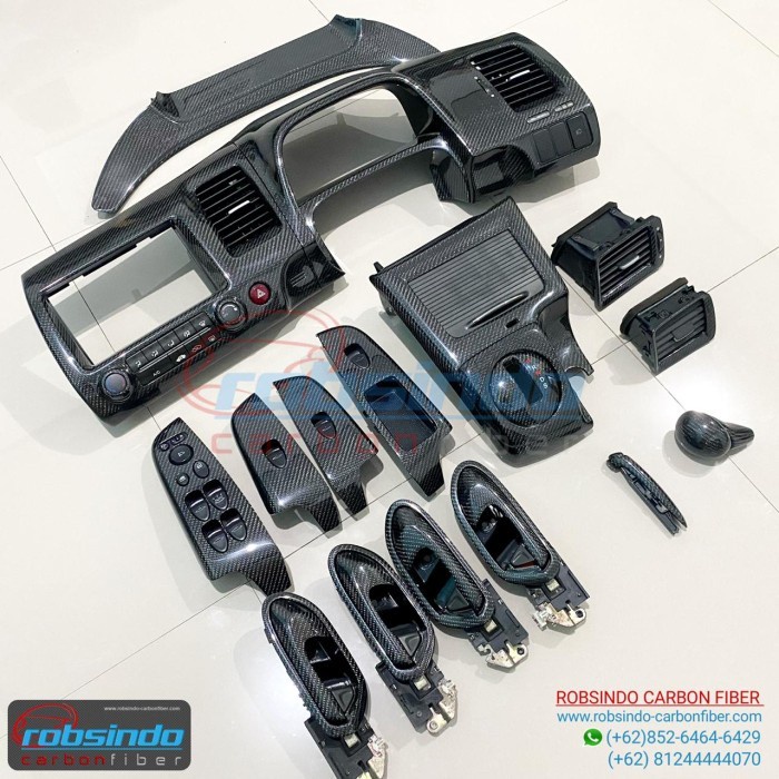khusus tukar tambah interior panel carbon civic Fd