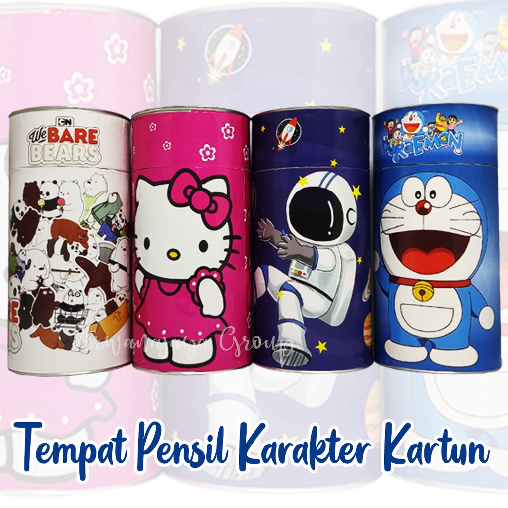 

Tempat Pensil Anak Lucu / Wadah Pulpen Karakter Kartun