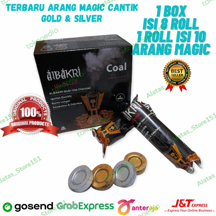 

Charcoal Arang Magic Charcoal 1 Box Arang Magic Bara Magic Arang Bukhur