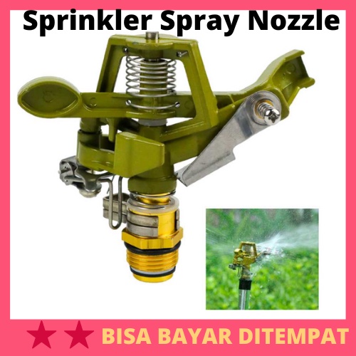 Rotate Sprinkler Spray Nozzle Air Irigasi Taman / Alat Sprinkle Seprinkler Springkel Sprinkel Spray 