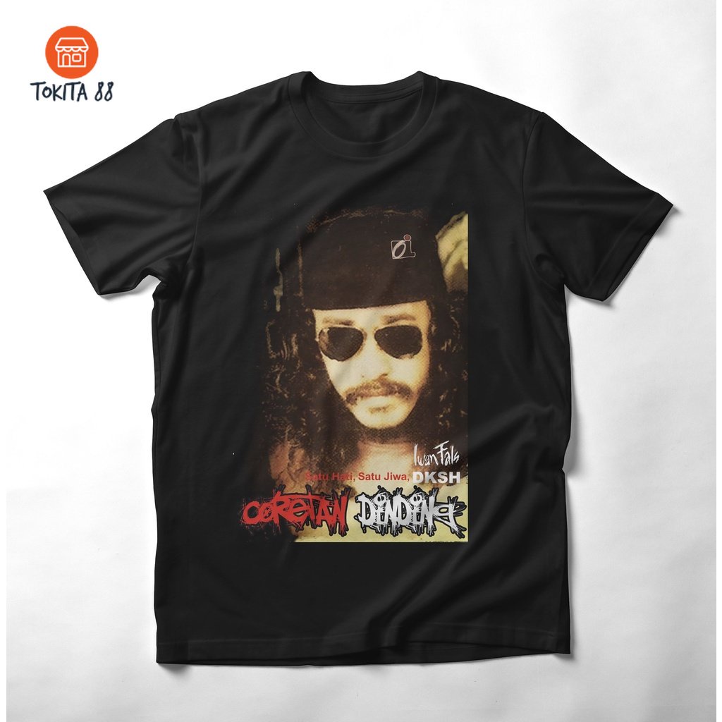 kaos pria IWAN FALS CORETAN DINDING original distro - Kaos Fals Mania - Kaos OI - Kaos Distro