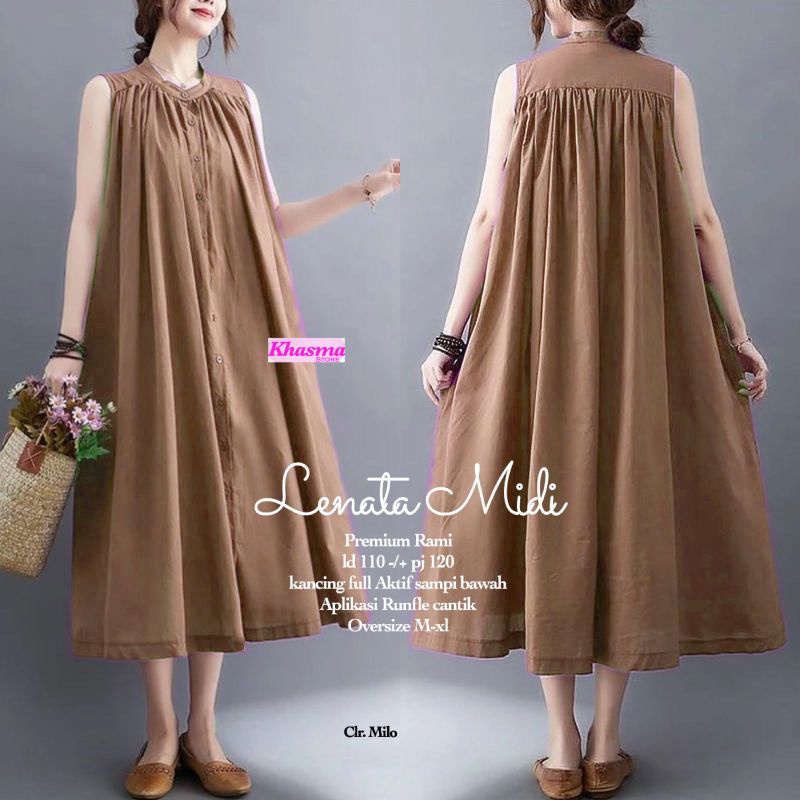 LALITA/LENATA /RAQUMI DRES WANITA TERBARU BY MEGA