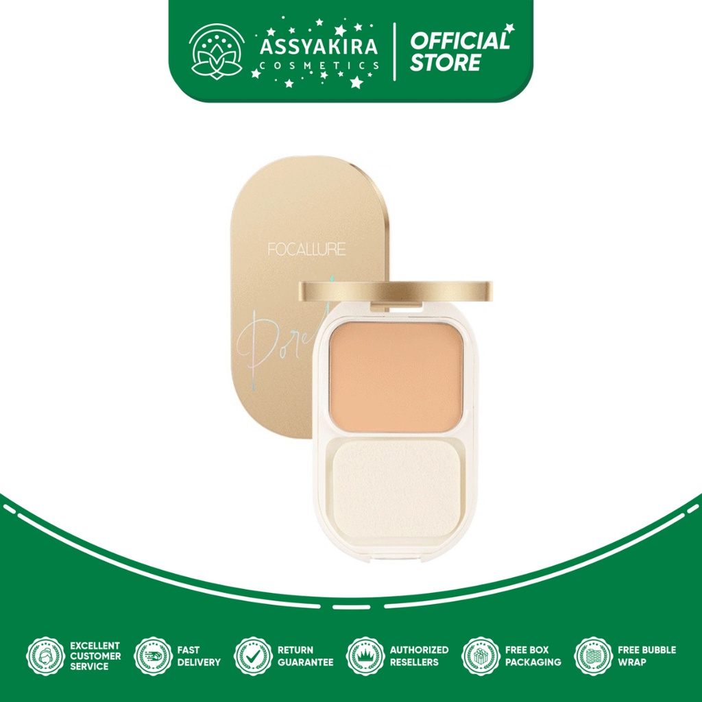 FOCALLURE Lasting Poreless Compact Powder