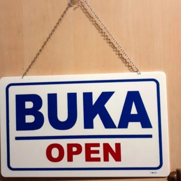 

Best! Acrylic tulisan BUKA TUTUP / OPEN CLOSED