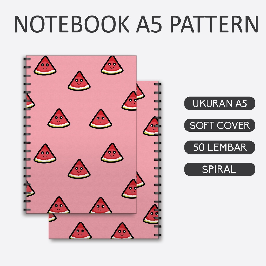 

NOTEBOOK A5 FRUIT PATTERN