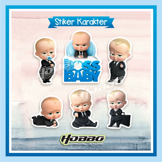 

1 Set - Mini Stiker Lucu Karakter Boss Baby - Cute Sticker Character