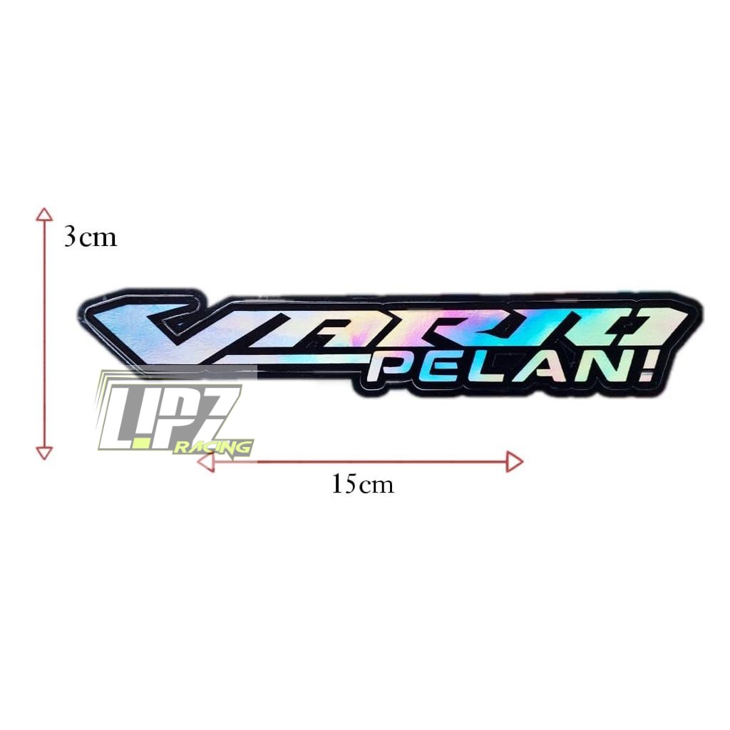 (SEDANG TREN) STIKER MOTOR HOLOGRAM KEREN UNIVERSAL