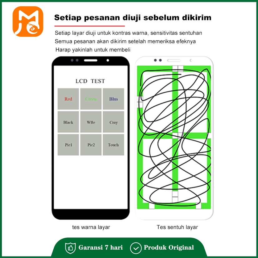 JMI LCD Touchscreen Asli Oppo A5s/A7/A12 Fullset - Harga Terjangkau &amp; Kualitas Bagus