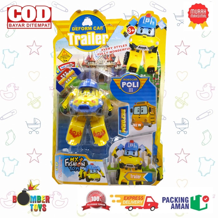 MAINAN ANAK COWO CEWE EDUKASI KREASI KADO ROBOT DEFORM IMPORT SNI UNIK